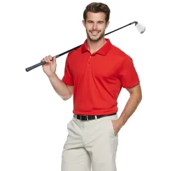 Men's Tek Gear® Classic-Fit Golf Polo -Tek Gear Shop 3770046 Cherry Berry