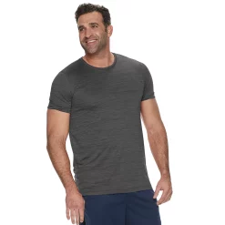 Big & Tall Tek Gear® Dry Tek Tee -Tek Gear Shop 3933692 Ash Black