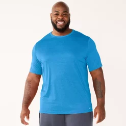 Big & Tall Tek Gear® Dry Tek Tee -Tek Gear Shop 3933692 Aussie Blue