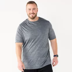 Big & Tall Tek Gear® Dry Tek Tee -Tek Gear Shop 3933692 Slate Gray