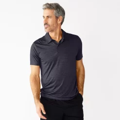 Men's Tek Gear® DryTek Polo -Tek Gear Shop 3996367 Ash Black