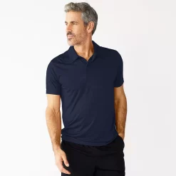 Men's Tek Gear® DryTek Polo -Tek Gear Shop 3996367 Blue Black