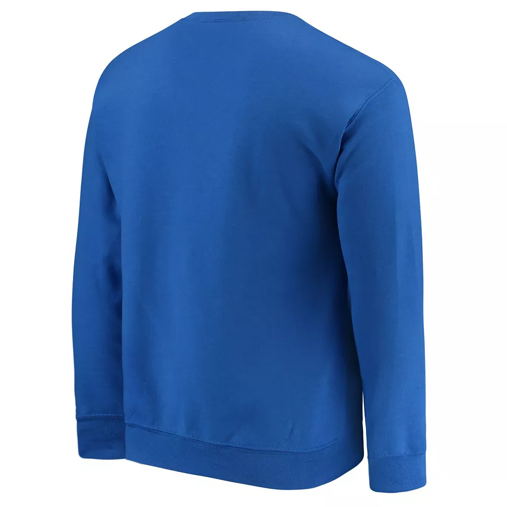 Men's Stitches Royal Los Angeles Dodgers Pullover Crew Sweatshirt 5 Men's Stitches Royal Los Angeles Dodgers Pullover Crew Sweatshirt - Image 4