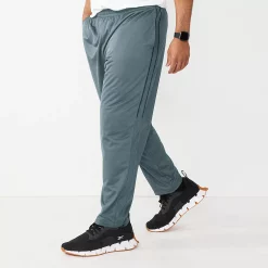 Big & Tall Tek Gear® Open Bottom Tricot Pant -Tek Gear Shop 4440032 Smokey Slate Blues