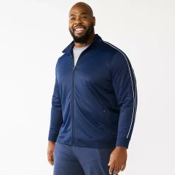 Big & Tall Tek Gear® Tricot Full-Zip Jacket 5 Big & Tall Tek Gear® Tricot Full-Zip Jacket -Tek Gear Shop 4645998 Blue White