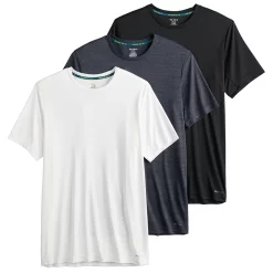 Big & Tall Tek Gear® 3-Pack Dry Tek Tees 14 Big & Tall Tek Gear® 3-Pack Dry Tek Tees -Tek Gear Shop 4791023 Black Ash White