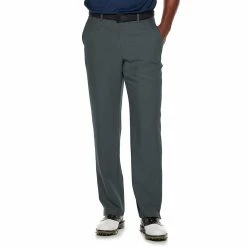Men's Tek Gear® Regular-Fit Solid Performance Golf Pants -Tek Gear Shop 4826628 Hawk Gray