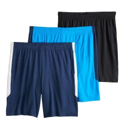 Men's Tek Gear® 3-Pack Dry Tek Shorts 14 Men's Tek Gear® 3-Pack Dry Tek Shorts -Tek Gear Shop 4840108 Black White Blue