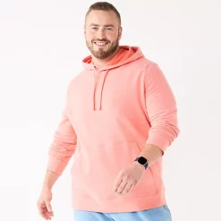 Big & Tall Tek Gear® Ultra Soft Pullover Hoodie -Tek Gear Shop 4972228 Coral Spritz Malt