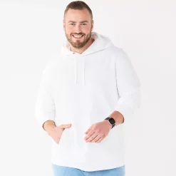 Big & Tall Tek Gear® Ultra Soft Pullover Hoodie -Tek Gear Shop 4972228 Modern White