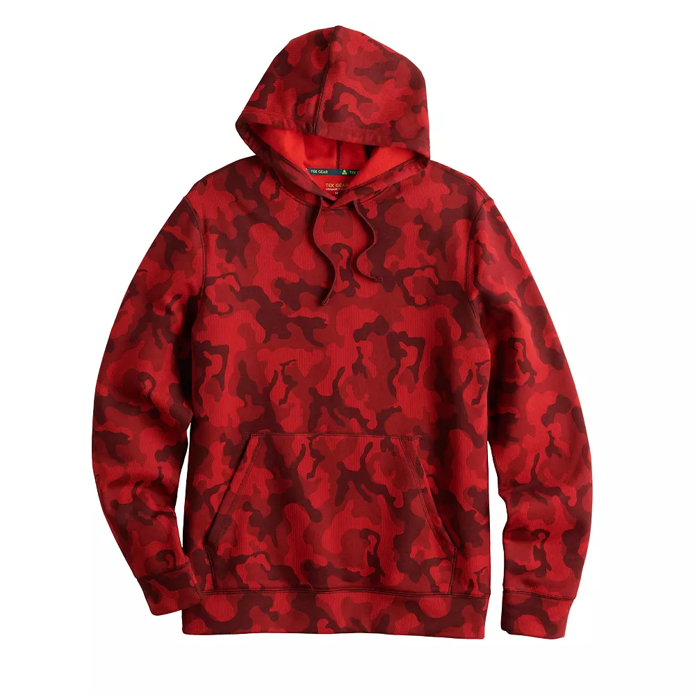 Men's Tek Gear® Camo Fleece Hoodie 9 Men's Tek Gear® Camo Fleece Hoodie - Image 7