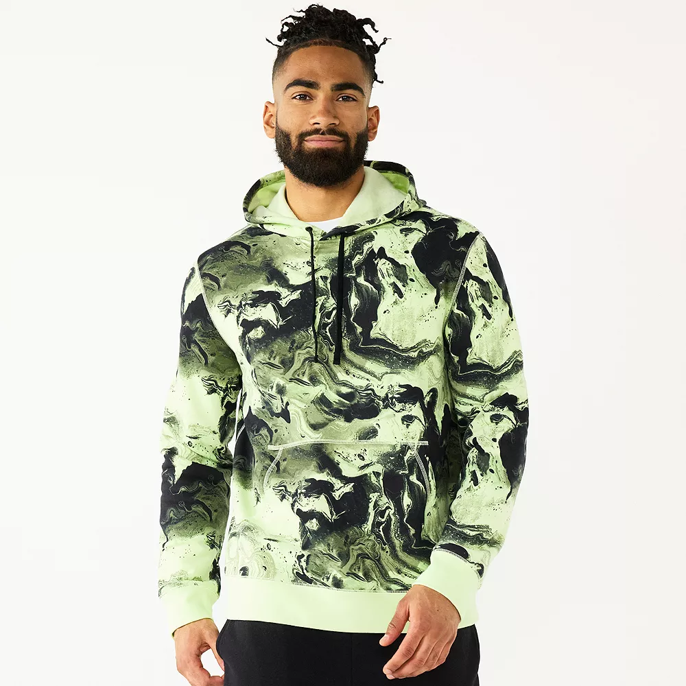 Men's Tek Gear® Camo Fleece Hoodie 6 Men's Tek Gear® Camo Fleece Hoodie - Image 4