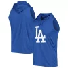 Men's Stitches Royal Los Angeles Dodgers Sleeveless Pullover Hoodie -Tek Gear Shop 5007056