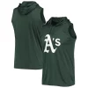 Men's Stitches Green Oakland Athletics Sleeveless Pullover Hoodie 2 Men's Stitches Green Oakland Athletics Sleeveless Pullover Hoodie -Tek Gear Shop 5007089