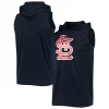 Men's Stitches Navy St. Louis Cardinals Sleeveless Pullover Hoodie 1 Men's Stitches Navy St. Louis Cardinals Sleeveless Pullover Hoodie -Tek Gear Shop 5007191