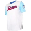 Men's Stitches White Minnesota Twins Cooperstown Collection Wordmark V-Neck Jersey -Tek Gear Shop 5039971