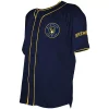 Men's Stitches Navy Milwaukee Brewers Team Color Full-Button Jersey 1 Men's Stitches Navy Milwaukee Brewers Team Color Full-Button Jersey -Tek Gear Shop 5052585