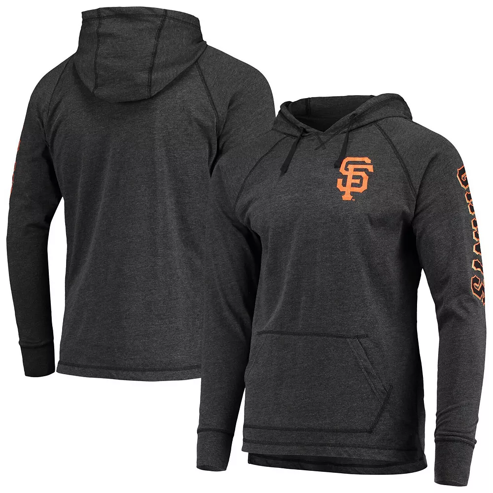 Men's Stitches Heathered Black San Francisco Giants Hit Raglan Pullover Hoodie 3 Men's Stitches Heathered Black San Francisco Giants Hit Raglan Pullover Hoodie