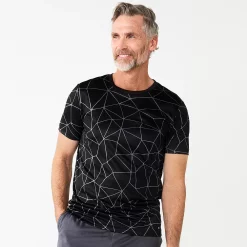 Men's Tek Gear® Dry Tek Printed Tee 22 Men's Tek Gear® Dry Tek Printed Tee -Tek Gear Shop 5223988 Black Mosaic Geo