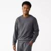 Men's Tek Gear® French-Terry Lounge Crew Sweatshirt 1 Men's Tek Gear® French-Terry Lounge Crew Sweatshirt -Tek Gear Shop 5224226 Hawk Grey Archroma