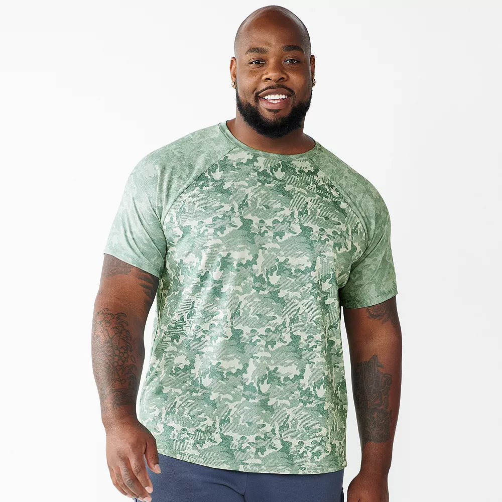 Big & Tall Tek Gear® Printed Jacquard Tee 4 Big & Tall Tek Gear® Printed Jacquard Tee - Image 2