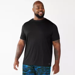 Big & Tall Tek Gear® Core Tee -Tek Gear Shop 5237684 Mineral Black