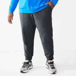 Big & Tall Tek Gear® French-Terry Joggers -Tek Gear Shop 5240485 Hawk Grey Archroma