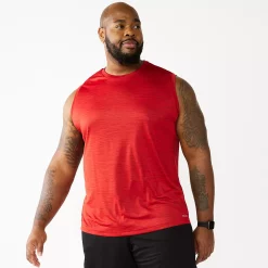 Big & Tall Tek Gear® Dry Tek Muscle Tee -Tek Gear Shop 5261797 Cherry Black