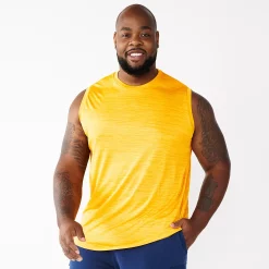 Big & Tall Tek Gear® Dry Tek Muscle Tee -Tek Gear Shop 5261797 Flash Yellow Orange