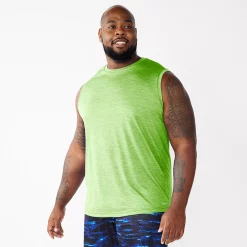 Big & Tall Tek Gear® Dry Tek Muscle Tee -Tek Gear Shop 5261797 Green Obsession
