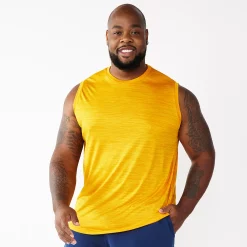 Big & Tall Tek Gear® Dry Tek Muscle Tee -Tek Gear Shop 5261797 Orange Extreme Lava