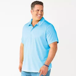 Big & Tall Tek Gear® Ref-Fit Fashion Polo -Tek Gear Shop 5268172 Gradient Light Blue