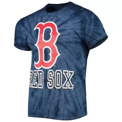 Men's Stitches Navy Boston Red Sox Spider Tie-Dye T-Shirt -Tek Gear Shop 5367239 ALT2
