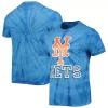 Men's Stitches Royal New York Mets Spider Tie-Dye T-Shirt -Tek Gear Shop 5367267