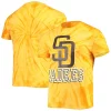 Men's Stitches Gold San Diego Padres Spider Tie-Dye T-Shirt 1 Men's Stitches Gold San Diego Padres Spider Tie-Dye T-Shirt -Tek Gear Shop 5367474