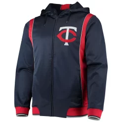 Men's Stitches Navy/Red Minnesota Twins Team Full-Zip Hoodie -Tek Gear Shop 5386490 ALT2