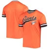 Men's Stitches Orange/Black San Francisco Giants Cooperstown Collection V-Neck Team Color Jersey -Tek Gear Shop 5412518