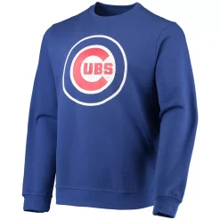 Men's Stitches Royal Chicago Cubs Logo Pullover Sweatshirt -Tek Gear Shop 5416321 ALT2