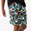 Men's Tek Gear® Printed Shorts -Tek Gear Shop 5491559 Black Neon Pride