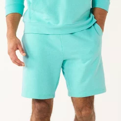 Men's Tek Gear® French Terry Fleece Shorts -Tek Gear Shop 5561855 Aqua Stone