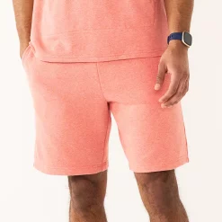 Men's Tek Gear® French Terry Fleece Shorts -Tek Gear Shop 5561855 Cranberry Kiss