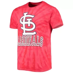 Men's Stitches Red St. Louis Cardinals Spider Tie-Dye T-Shirt -Tek Gear Shop 5605344 ALT2