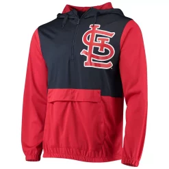 Men's Stitches Red/Navy St. Louis Cardinals Anorak Hoodie Half-Zip Jacket 7 Men's Stitches Red/Navy St. Louis Cardinals Anorak Hoodie Half-Zip Jacket -Tek Gear Shop 5633102 ALT2