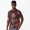 Big & Tall Tek Gear® Fashion Polo -Tek Gear Shop 5642104 Roses Black