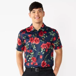 Men's Tek Gear® Slim-Fit Floral Polo