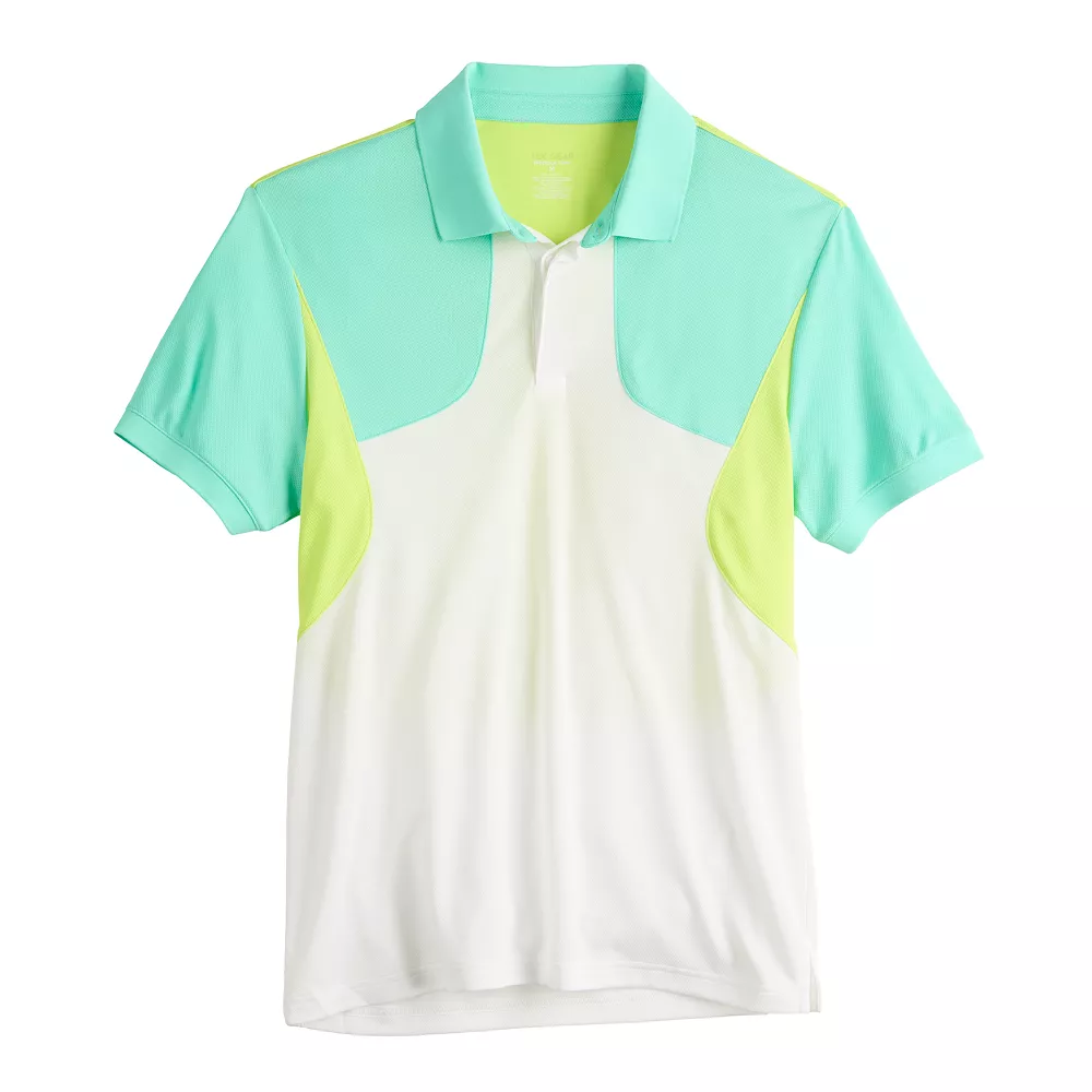 Men's Tek Gear® Colorblock Polo 6 Men's Tek Gear® Colorblock Polo - Image 4