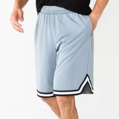 Men's Tek Gear® Retro Basketball Shorts -Tek Gear Shop 5662293 Gray Black White