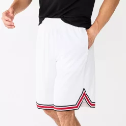 Men's Tek Gear® Retro Basketball Shorts -Tek Gear Shop 5662293 White Red Black