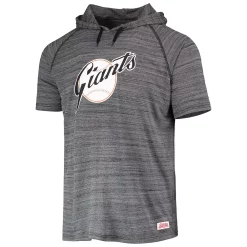 Men's Stitches Black San Francisco Giants Raglan Hoodie T-Shirt -Tek Gear Shop 5679824 ALT2