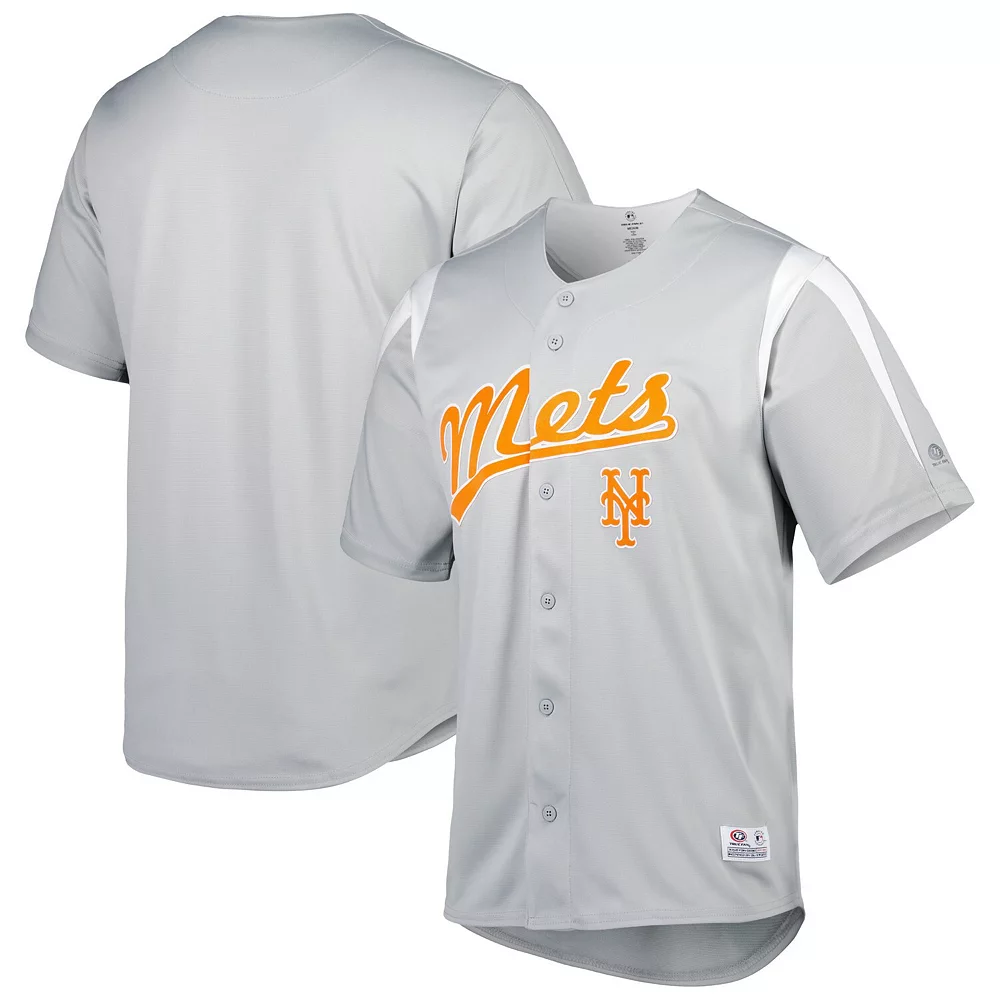Men's Stitches Gray New York Mets Chase Jersey 4 Men's Stitches Gray New York Mets Chase Jersey - Image 2